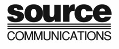 SOURCE COMMUNICATIONS