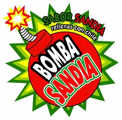 BOMBA SANDIA SABOR SANDIA RELLENAS CON CHILE