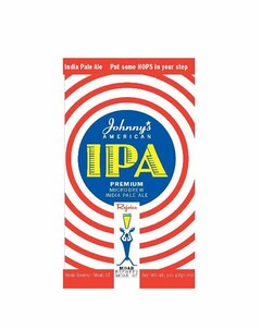 IPA INDIA PALE ALE PUT SOME HOPS IN YOURSTEP JOHNNY'S AMERICAN PREMIUM MICROBREW REJOICE MOAB BREWERY MOAB UT MOAB BREWERY MOAB UT SAY MO-AB, YOU PILGRIMS