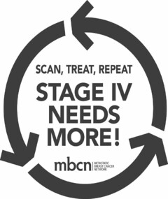 SCAN, TREAT, REPEAT STAGE IV NEEDS MORE! MBCN METASTATIC BREAST CANCER NETWORK
