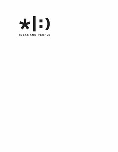 IDEAS AND PEOPLE