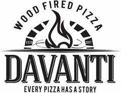 DAVANTI WOOD FIRED PIZZA ESTD 2017 EVERY PIZZA HAS A STORY