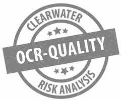 OCR-QUALITY CLEARWATER RISK ANALYSIS