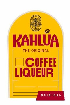 LICOR DE CAFE ESTD KAHLÚA KAHLÚA THE ORIGINAL COFFEE LIQUEUR ORIGINAL