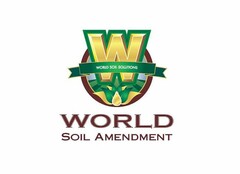 W WORLD SOIL SOLUTIONS WORLD SOIL AMENDMENT