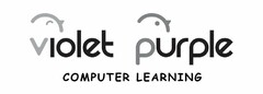 VIOLET PURPLE COMPUTER LEARNING