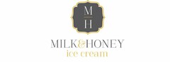 M H MILK & HONEY ICE CREAM