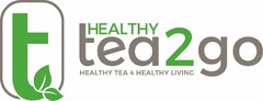 T HEALTHY TEA 2 GO HEALTHY TEA 4 HEALTHY LIVING