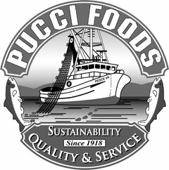 PUCCI FOODS PESCE VII SUSTAINABILITY QUALITY & SERVICE SINCE 1918