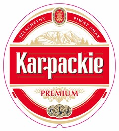 SZLACHETNY PIWNY SMAK NATURA KARPAT DOJRZALE Z CHARAKTERU KARPACKIE PREMIUM TRADYCJA PIWOWARSKA  Z POLSKIEGO BROWARU WYBRANE CHMIELE