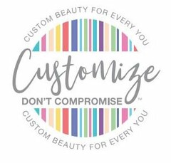 CUSTOMIZE DON'T COMPROMISE CUSTOM BEAUTY FOR EVERY YOU