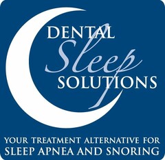 DENTAL SLEEP SOLUTIONS YOUR TREATMENT ALTERNATIVE FOR SLEEP APNEA AND SNORING