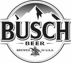 BUSCH BEER BREWED IN THE U.S.A. A