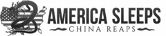 AMERICA SLEEPS CHINA REAPS