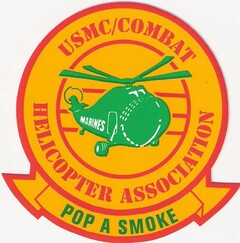USMC/COMBAT HELICOPTER ASSOCIATION MARINES POP A SMOKE