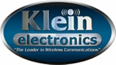 KLEIN ELECTRONICS "THE LEADER IN WIRELESS COMMUNICATIONS"