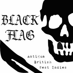 BLACK FLAG ANTIGUA BRITISH WEST INDIES