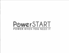 POWERSTART POWER WHEN YOU NEED IT