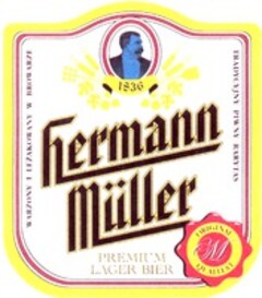 1836 Hermann Müller PREMIUM LAGER BIER ORIGINAL QUALITAT