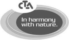 CTA In harmony with nature.