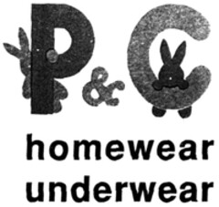 P & C homewear underwear