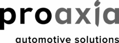 proaxia automotive solutions