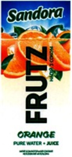 Sandora FRUTZ ORANGE PURE WATER + JUICE