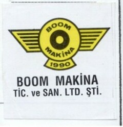 BOOM MAKINA 1990 BOOM MAKINA TIC. ve SAN. LTD. STI.