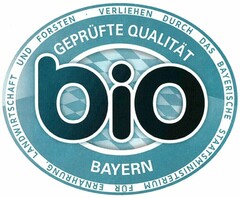 bio / GEPRÜFTE QUALITÄT BAYERN / VERLIEHEN DURCH DAS BAYERISCHE MINISTERIUM FÜR ERNÄHRUNG, LANDWIRTSCHAFT UND FORSTEN