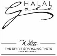 HALAL Gold White THE SPIRIT SPARKLING TASTE - NON ALCOHOLIC -