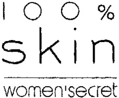 100% skin women'secret