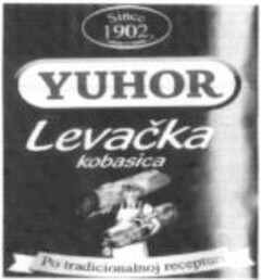 YUHOR Levacka kobasica Since 1902