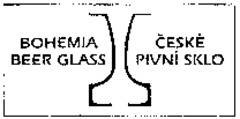 BOHEMIA BEER GLASS CESKÉ PIVNÍ SKLO