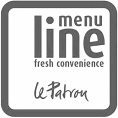 menu line fresh convenience le Patron