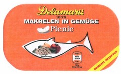 Delamaris 1879 MAKRELEN IN GEMÜSE Picnic