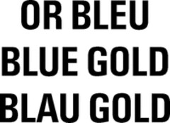 OR BLEU BLUE GOLD BLAU GOLD