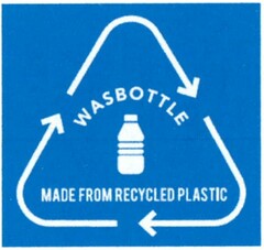 WASBOTTLE MADE FROM RECYCLED PLASTIC