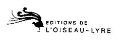 EDITIONS DE L'OISEAU-LYRE