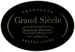 CHAMPAGNE Grand Siècle Laurent-Perrier DEPUIS 1812 SINCE GRANDE CUVÉE