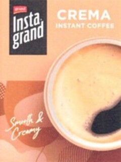 Insta grand CREMA INSTANT COFFEE Smooth & Creamy