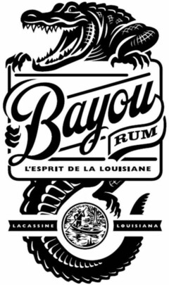 Bayou RUM L'ESPRIT DE LA LOUISIANE LACASSINE LOUISIANA