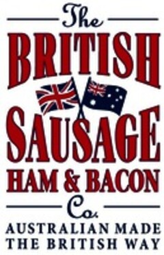 The BRITISH SAUSAGE HAM & BACON Co. AUSTRALIAN MADE THE BRITISH WAY