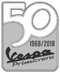 50 VESPA PRIMAVERA 1968/2018