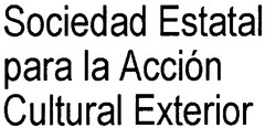 Sociedad Estatal para la Acción Cultural Exterior