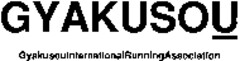 GYAKUSOU GyakusouInternationalRunningAssociation