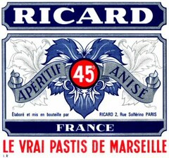 RICARD LE VRAI PASTIS DE MARSEILLE