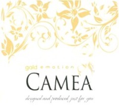 gold emotion CAMEA designed and produced just for you