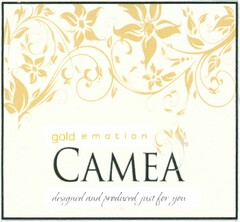 gold emotion CAMEA designed and produced just for you