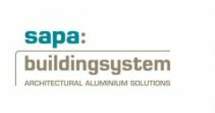 sapa: buildingsystem ARCHITECTURAL ALUMINIUM SOLUTIONS