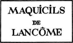 MAQUICILS DE LANCÔME